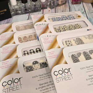 Color Street Clear Overlay Press On Nail Design